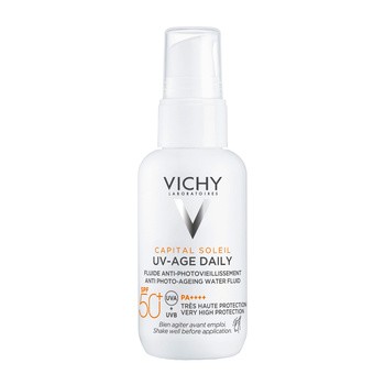 Vichy Capital Soleil UV-Age Daily Fluid, przeciw fotostarzeniu się skóry SPF50+, 40ml
