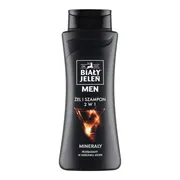 Biały Jeleń Men, szampon i żel 2w1 z minerałami, 300 ml