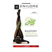 Enilome Healthy Beauty Aloe, rajstopy półmatowe, kolor Nero, rozmiar S, 40 DEN