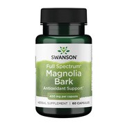 Swanson Full Spectrum Magnolia Bark, kapsułki, 60 szt.