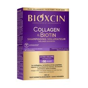 Bioxcin Collagen & Biotin, Szampon wzmacniająco – odbudowujący, dodający objętości, 300 ml