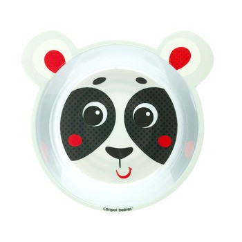 Canpol Hello Little, miseczka z melaminy dla dzieci, beżowa, 1 szt.