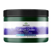 Swanson Cytrynian wapnia 100% czystości, proszek, 227 g