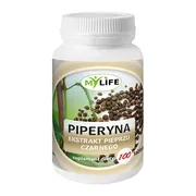 MyLife Piperyna Ekstrakt Pieprzu Czarnego, tabletki, 100 szt.