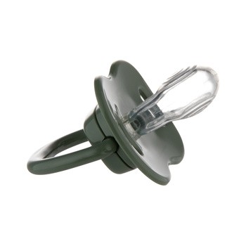 Canpol Babies Mountains, smoczek uspokajający, silikonowy symetryczny, 18 m+, zielony, 2 szt.