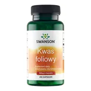 Swanson Kwas foliowy, 800 µg, kapsułki, 250 szt.