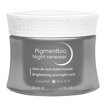 Bioderma Pigmentbio Night Renewer, rozjaśniający krem na noc redukujący przebarwienia, 50 ml