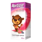 Apetizer Junior, syrop, o smaku malinowo-porzeczkowym, 100 ml