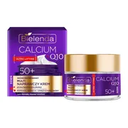 Bielenda Calcium + Q10, skoncentrowany, multi naprawczy krem przeciwzmarszczkowy na dzień, 50+, 50 ml