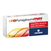 UroFuraginum Max, 100 mg, tabletki, 15 szt.
