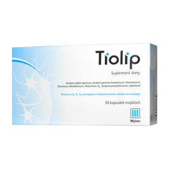Tiolip, kapsułki miękkie, 30 szt. (EmergoPharm)