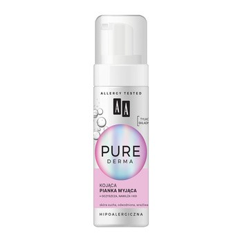 AA Pure Derma, kojąca pianka myjąca, 150 ml