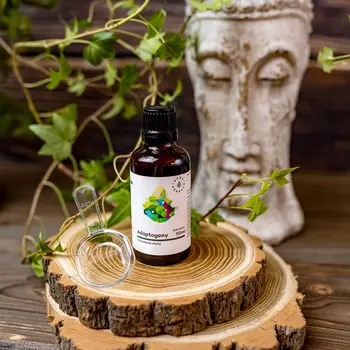 Aura Herbals, Adaptogeny naturalne ekstrakty roślinne, płyn, 50 ml