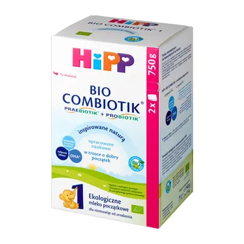 HiPP 1 BIO Combiotik, mleko początkowe, proszek, 750 g