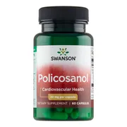 Swanson Policosanol (Polikosanol), 20mg, kapsułki, 60 szt.