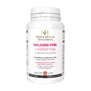 Noble Health Kolagen rybi + keratyna, kapsułki, 60 szt.