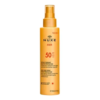 Nuxe Sun, mleczko do opalania do twarzy i ciała, SPF 50, 150 ml