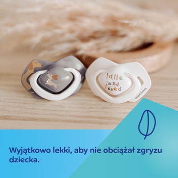 Canpol Babies, smoczek silikonowy symetryczny 6-18 m Dogs, 2 szt.