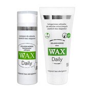 Zestaw WAX, Laboratorium Pilomax, szampon nadający objętość, do włosów cienkich, 200 ml + odżywka nawilżająca do włosów cienkich niefarbowanych, 200 ml
