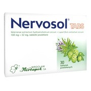 Nervosol Tabs, 100 mg + 32 mg, tabletki powlekane, 30 szt.