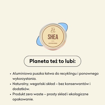 Mydlarnia 4 Szpaki, Shea, nierafinowane masło do ciała, 150 ml