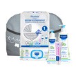 Mustela, Zestaw Wyprawkowy dla niemowlaka, żel + krem + mleczko + chusteczki