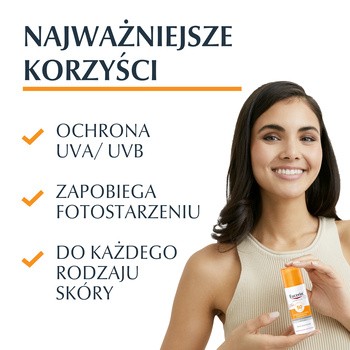 Eucerin Fluid ochronny przeciw fotostarzeniu SPF 50+, 50ml