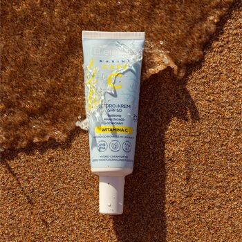Bielenda C Marine Care, głęboko nawilżająco-ochronny hydro-krem SPF 50, 40 ml