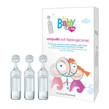 BabyCap, ampułki soli fizjologicznej, 5 ml x 10 ampułek