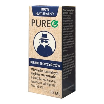 Pureo Olejek Złoczyńców, mieszanka naturalnych olejków eterycznych, 10 ml