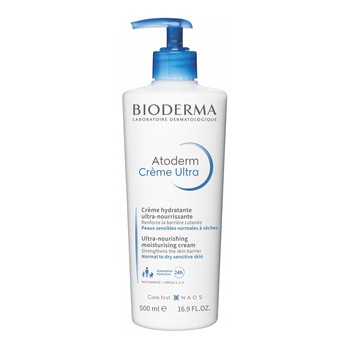 Bioderma Atoderm Creme Ultra, ultraodżywczy krem nawilżający, 500 ml