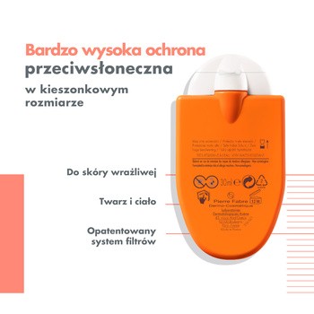 Avene Eau Thermale Reflexe, krem słoneczny, SPF 50+, 30 ml