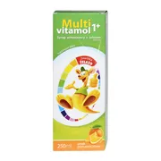 Multivitamol 1+, syrop witaminowy z żelazem, 250 ml