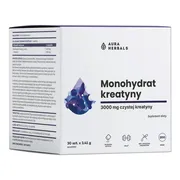 Aura Herbals Monohydrat Kreatyny, saszetki z proszkiem, 30 szt.