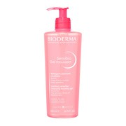 Bioderma Sensibio Gel, łagodzący żel micelarny do oczyszczania twarzy o nawilżającym działaniu, 500 ml