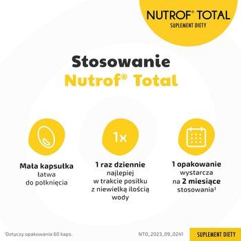 Nutrof Total, z witaminą D3, kapsułki, 60 szt.