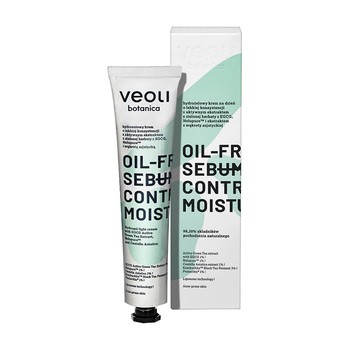 Veoli Botanica Oil-Free Sebum Control Moisturizer, krem hydrożelowy na dzień, 50 ml