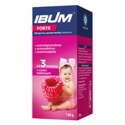 Ibum Forte, 200 mg/5ml, zawiesina doustna o smaku malinowym, 150 g