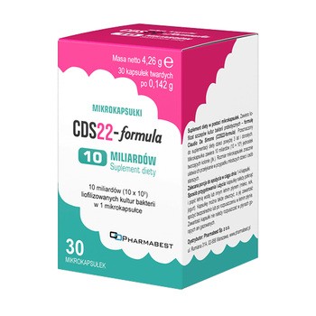 Pharmabest CDS22-formula 10 mld, mikrokapsułki,  30 szt.