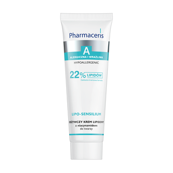 Pharmaceris A Lipo-Sensilium, odżywczy krem lipidowy z niacynamidem do twarzy, 50 ml