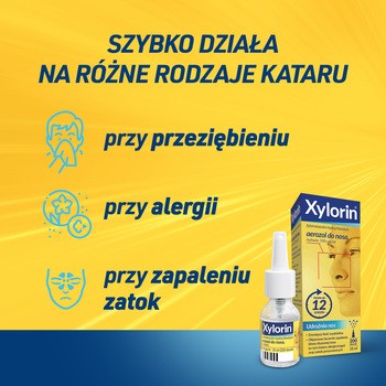 Xylorin, 0,55 mg/ml, aerozol do nosa, 18 ml