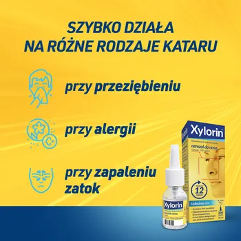 Xylorin, 0,55 mg/ml, aerozol do nosa, 18 ml
