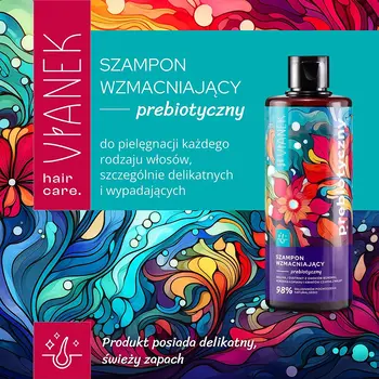 Sylveco Vianek, prebiotyczny szampon wzmacniający, 300 ml