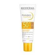 Bioderma Photoderm Aquafluide SPF50+, ultralekki fluid przeciwsłoneczny, odcień ciemny, 40 ml