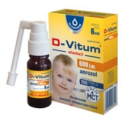 D-Vitum, Witamina D 600 j.m., aerozol, 6 ml