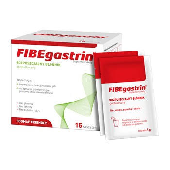 FIBEgastrin, proszek, saszetki, 15 szt.