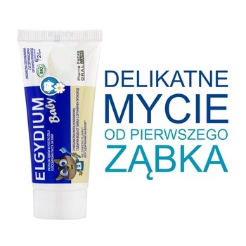 Elgydium Baby, pasta do zębów w żelu, dla dzieci od 6 miesięcy do 2 lat, 30 ml