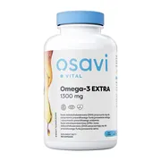 Osavi, Omega-3 Extra 1300 mg, smak cytrynowy, kapsułki miękkie, 180 szt.
