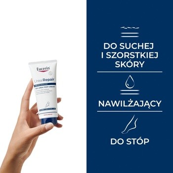Eucerin UreaRepair PLUS, regenerujący krem do stóp z 10% mocznikiem, do suchych, popękanych stóp, 100 ml