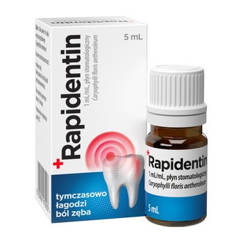 Rapidentin, 1 ml/ml, płyn do stosowania w jamie ustnej, 5 ml